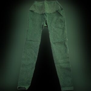 Balance Athletica Size small ribbed leggings green
